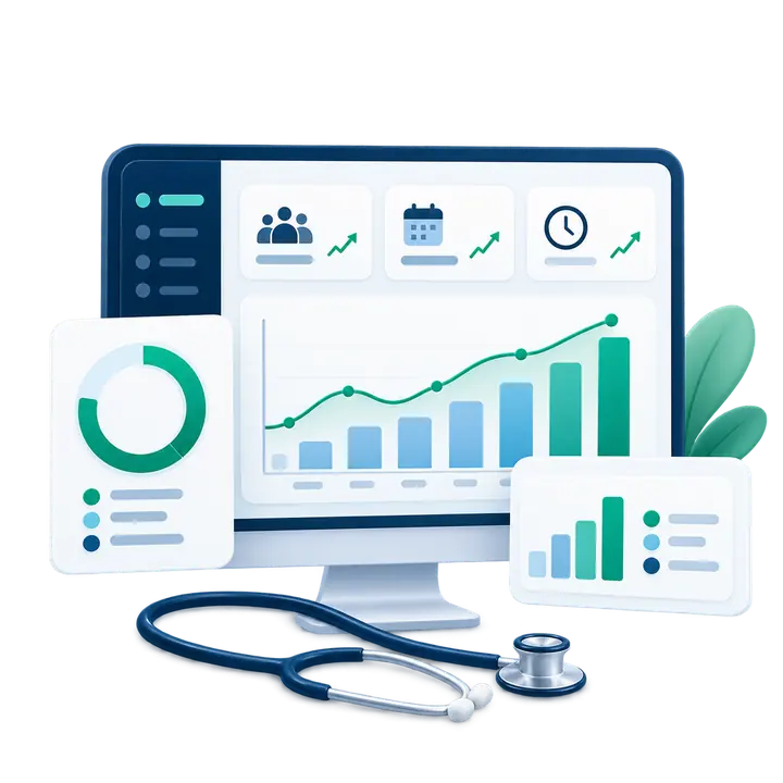 Illustration de Tableau de bord & statistiques